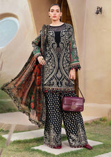 Maria B M.Prints 3PC Unstitched Lawn Suit – Embroidered Neck & Lawn Patch (MPT-2512-B)