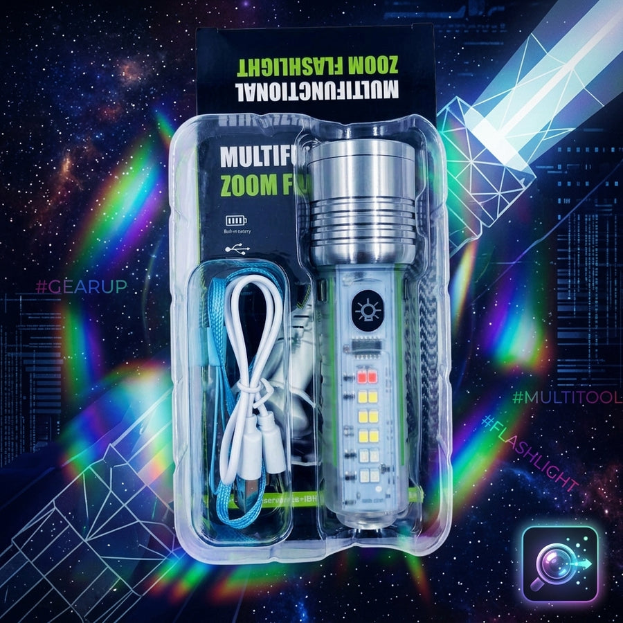 Lot Imported Coba USB Rechargeable Flashlight