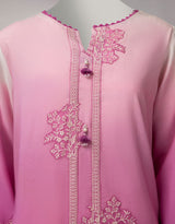 Pink Schiffli Embroidered Lawn 3-Piece Unstitched Suit - J. - view 2