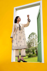 Nishat Linen 2PC Embroidered Lawn Suit – Pastel Peach (Unstitched Summer'26)